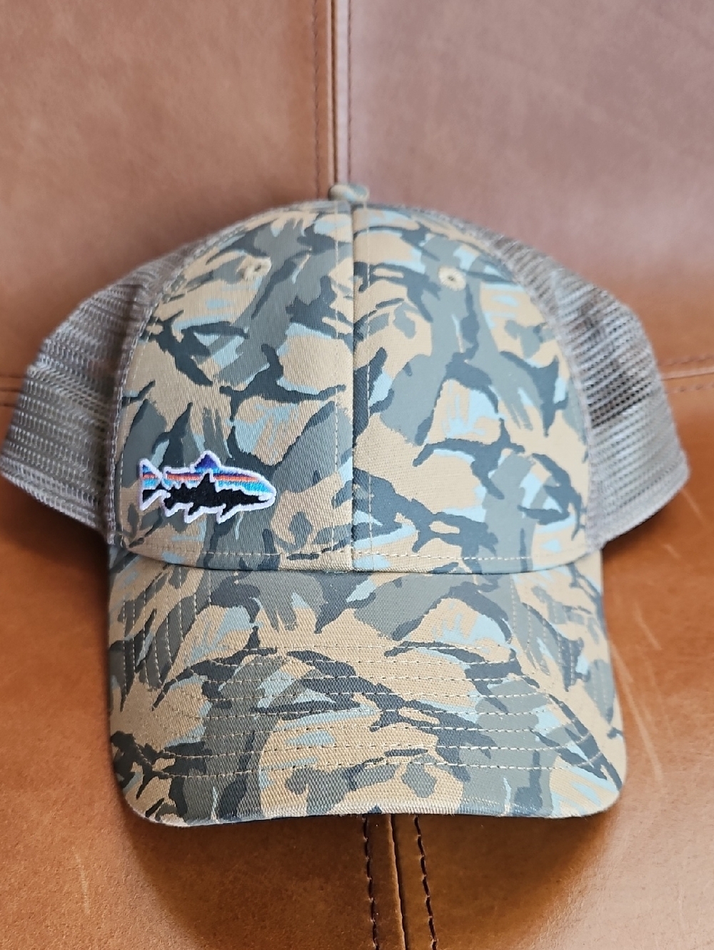 Patagonia Fishing Camo Trucker Hat